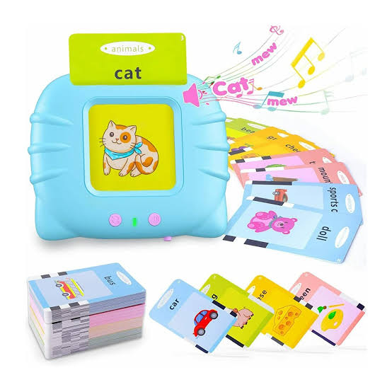Talking Flash Cards Educational Toys Talking Flashcards Learning Toys for Toddlers Montessori Toys Flash Cards for Age 3 4 5 6