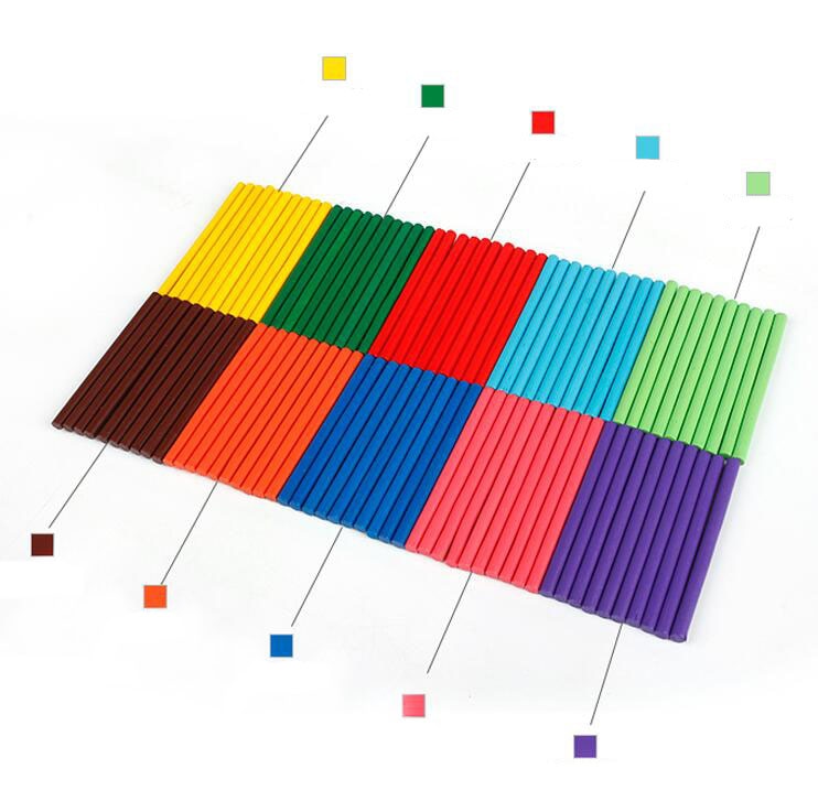 Wood Educational Number Math Calculate Game Toy Mathematics Puzzle Toys Kid Early Learning Counting Sticks Material Children