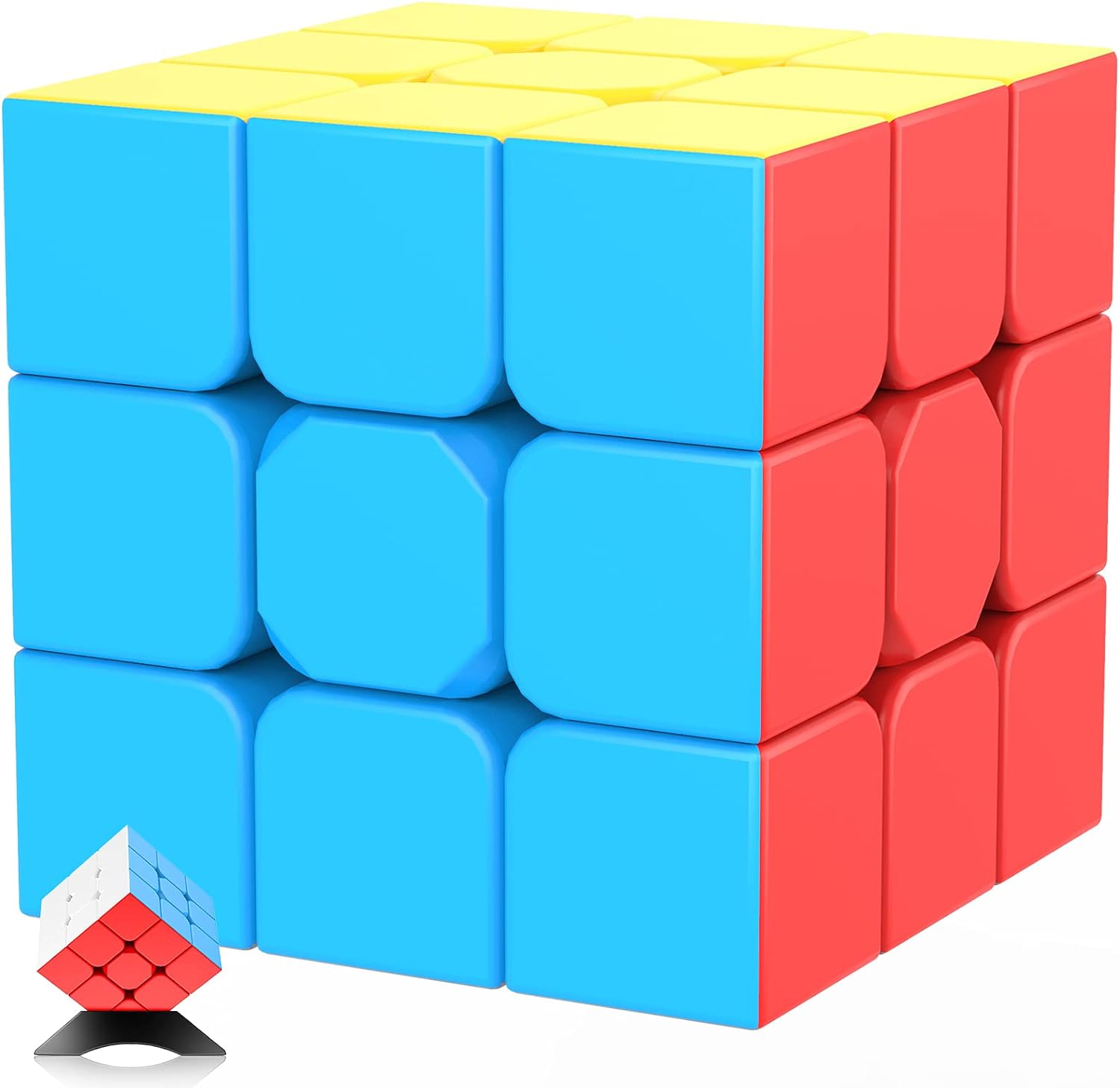 Online Venue High-Quality Rubik’s Cube 3 x 3 Magnetic High-Speed Cube Educational Puzzle Toy for Kids Mind Game - Retro Fidget Toy Travel Brain Teaser for Adults & Kids Mind Sharpening Game