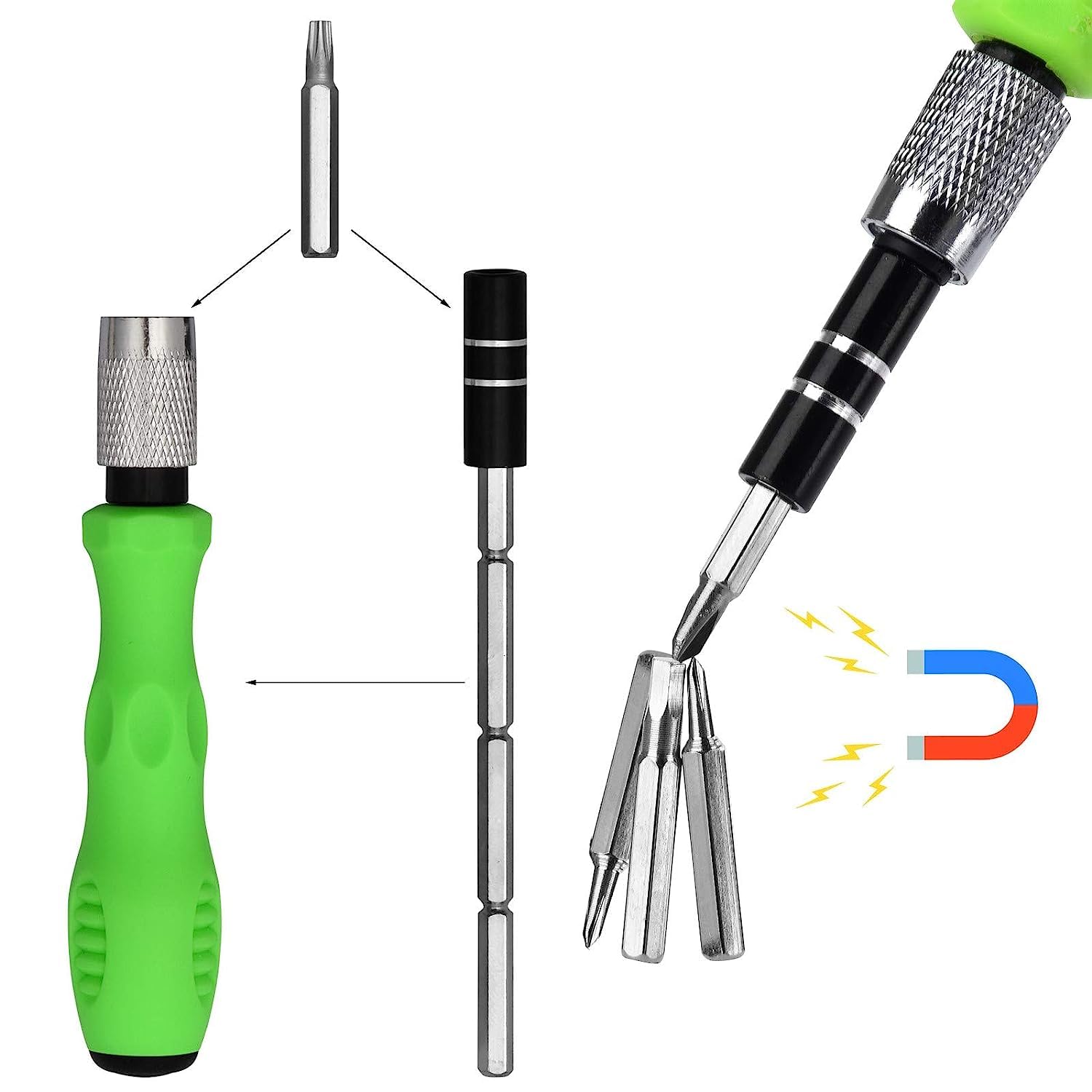Electronic Spices 32 In 1 Screwdriver Tool Set Tool Kit For Mobile, Laptop Repairing & Repair Tool Kit - Multicolour