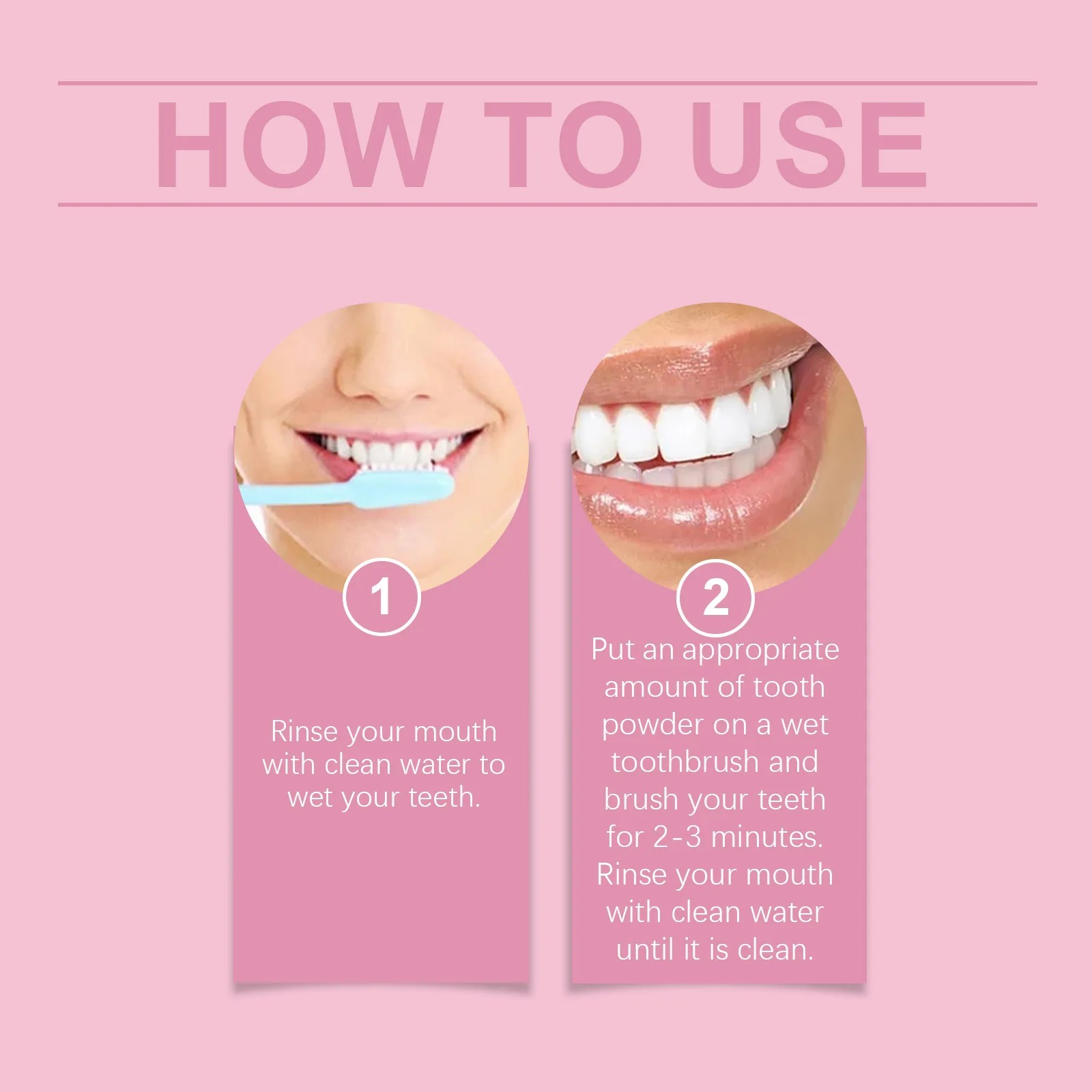 FORT Teeth Whitening Powder | Gentle & Effective Teeth Whitening Powder 100% Natural Strong Formula Dental Whitening Cleaning Powder | 50ml