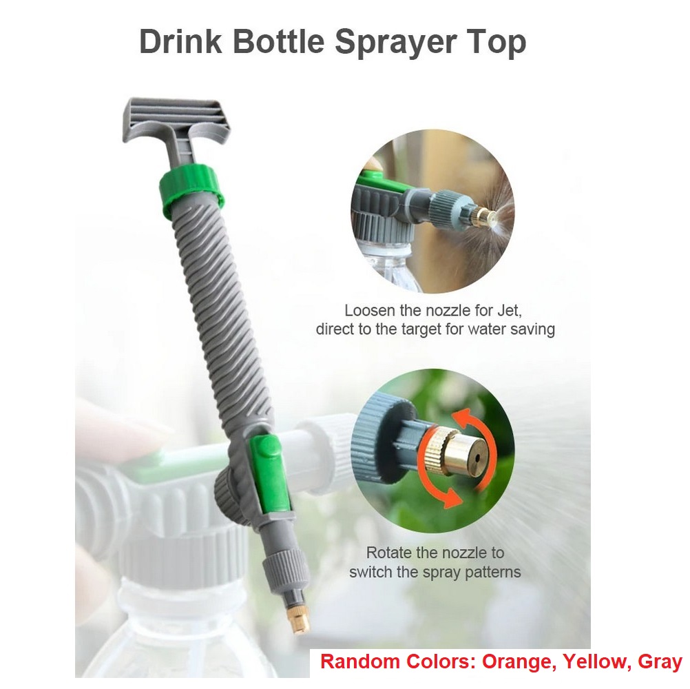 High Pressure Air Pump Manual Sprayer Adjustable Drink Bottle Spray