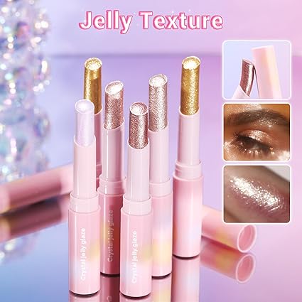 ORGINAL IMPORTED Jelly Eyeshadow Highlight Stick, Glitter Shimmer, High Pigmentation, Long Lasting