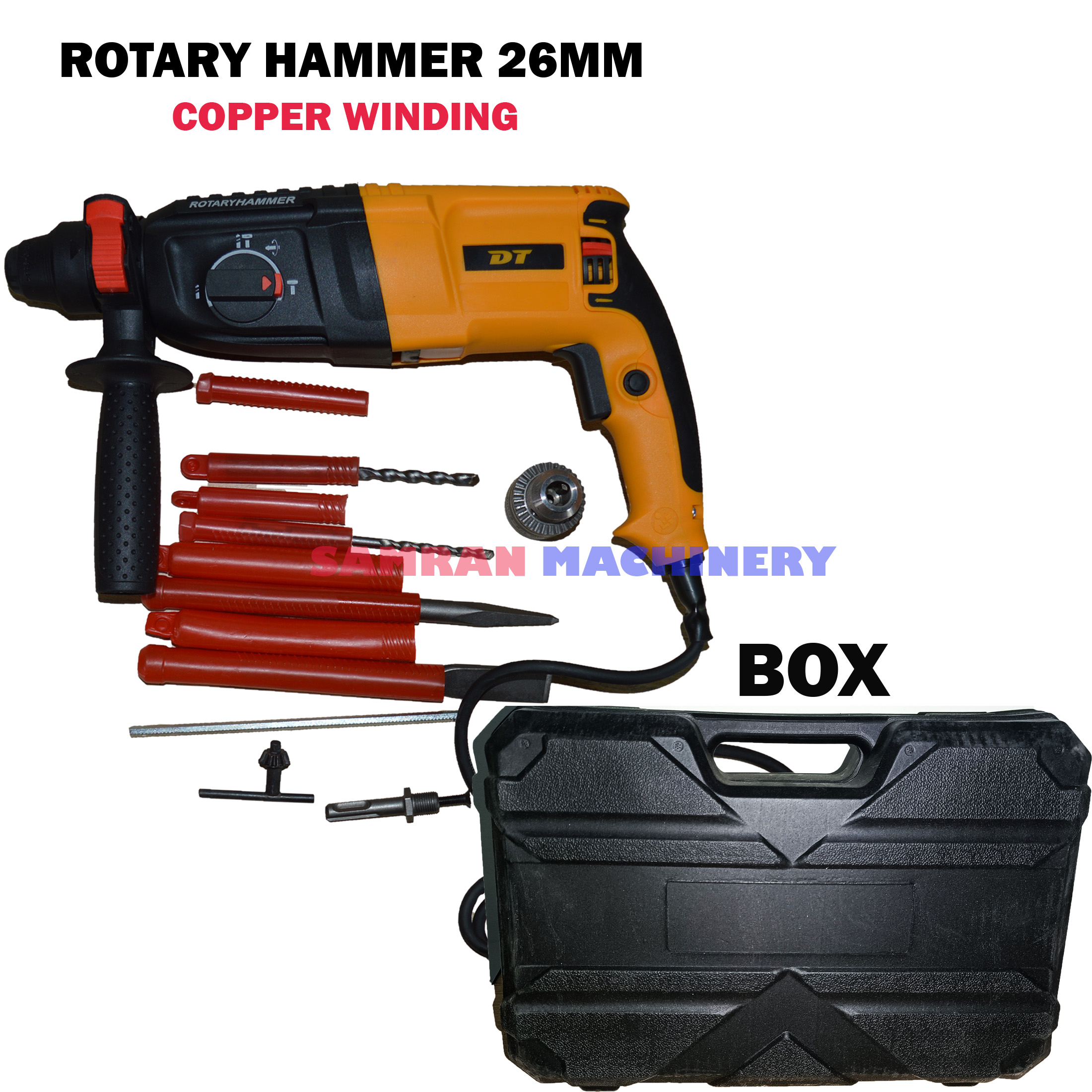 Rotary Hammer Hilti Drill Machine 26MM, Triple Function Rotary Drill