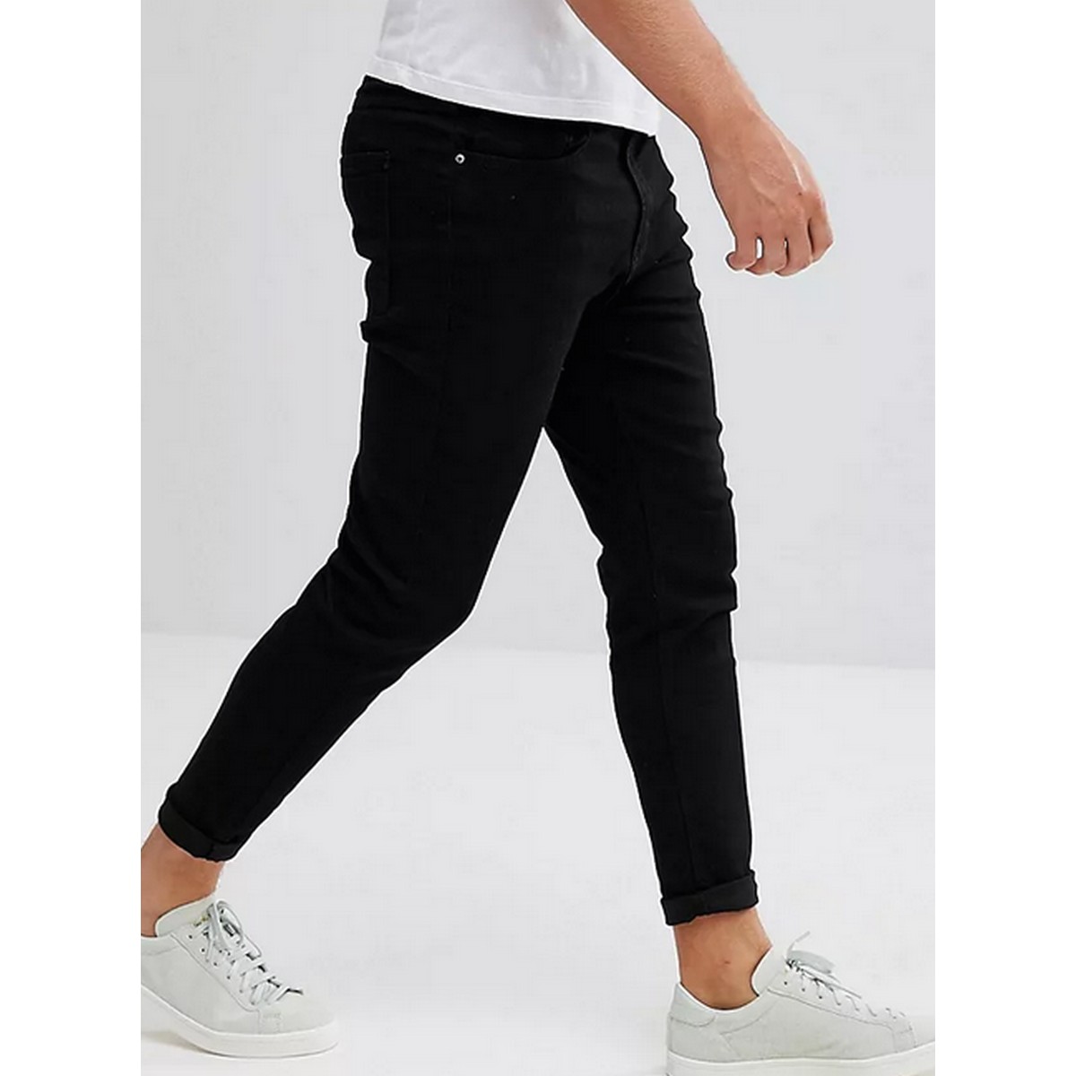 Jet black jeans: Buy Online at Best 