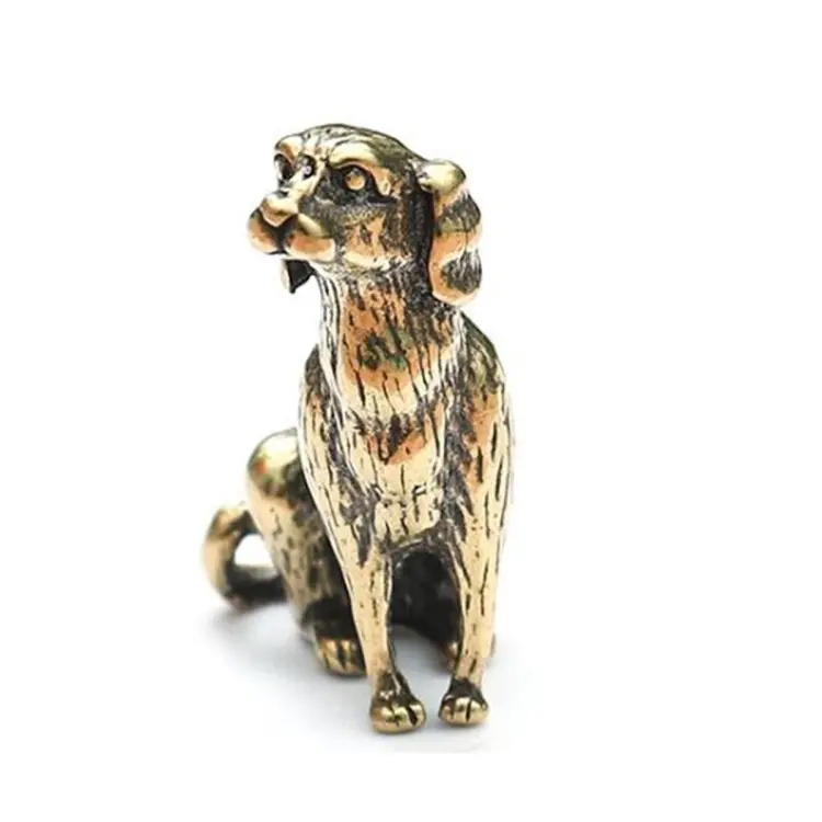 Retro Cheetah Statue Figurine Leopard Sculpture Home Office Decor Ornaments  