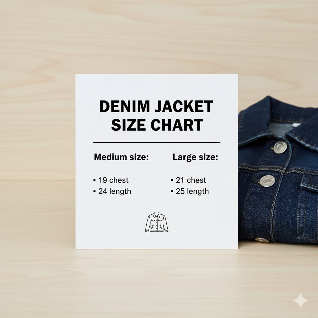Stylish Flower Denim Jacket For Girls