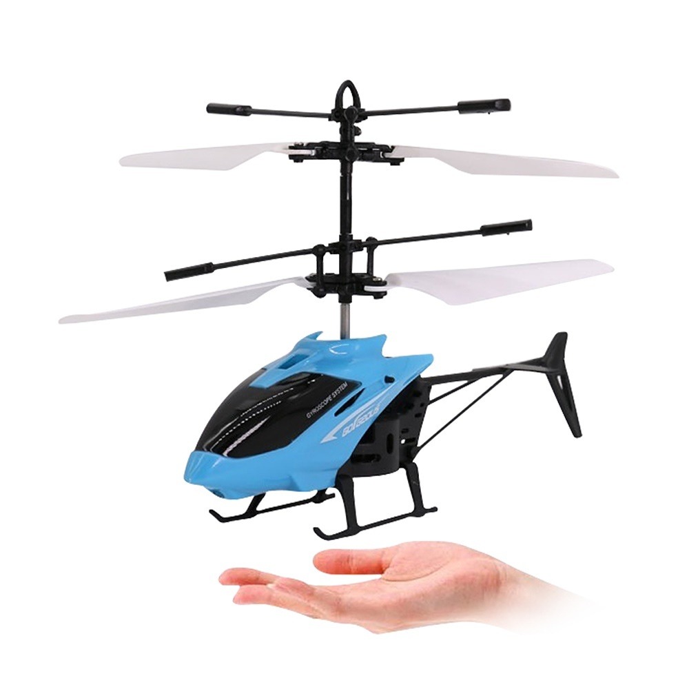 Rechargeable Hand Sensor Flying Helicopter for Kids – Induction Type Mini Flying Toy with LED Lights & USB Charging