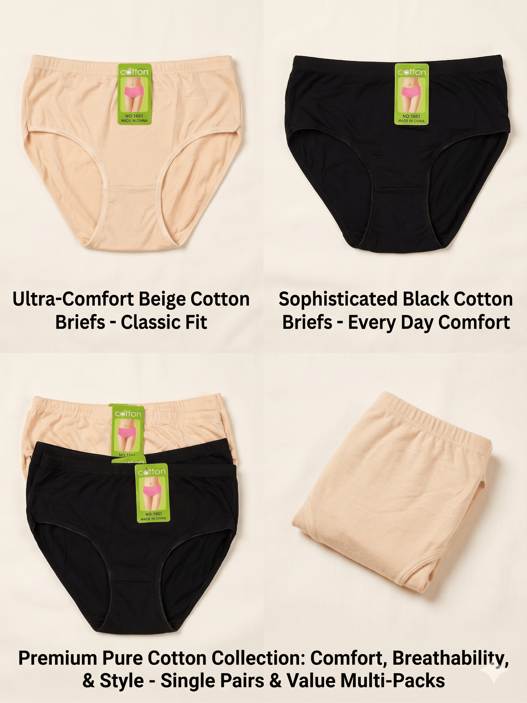 Premium Cotton Underwear for Women