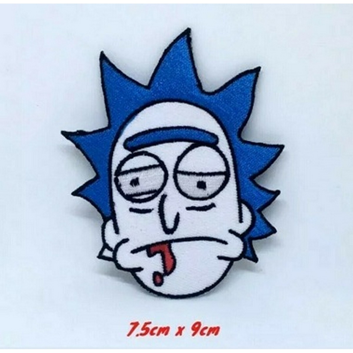 Embroidered cartoon face  Rick and Morty American Sitcom  Iron on Sew on  kids clothing dress shirt cap bag jacket craft logo  shoes badge Patch#1384