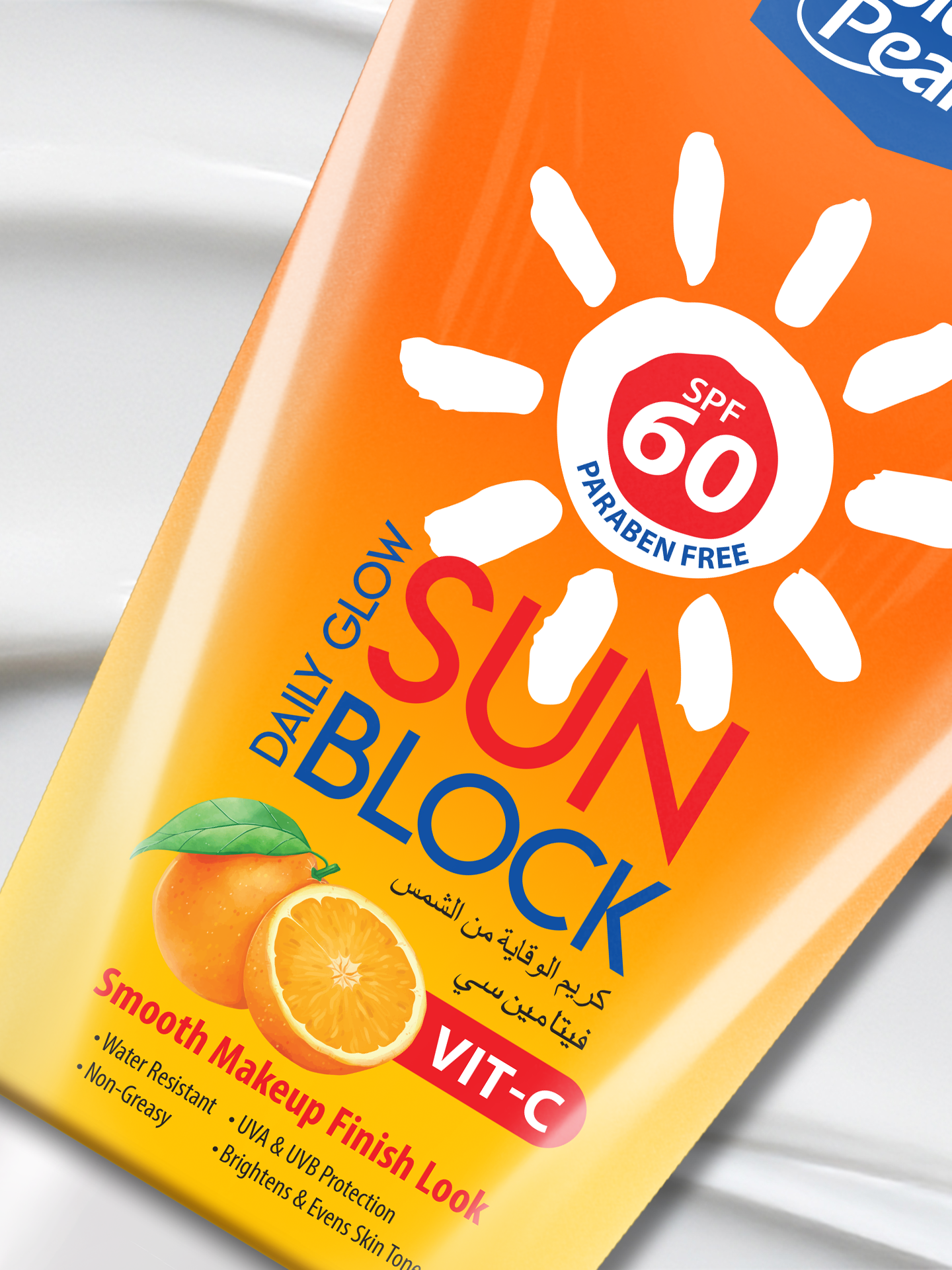 Golden Pearl SPF 60 Vitamin C Sunscreen – Brightening Daily Glow