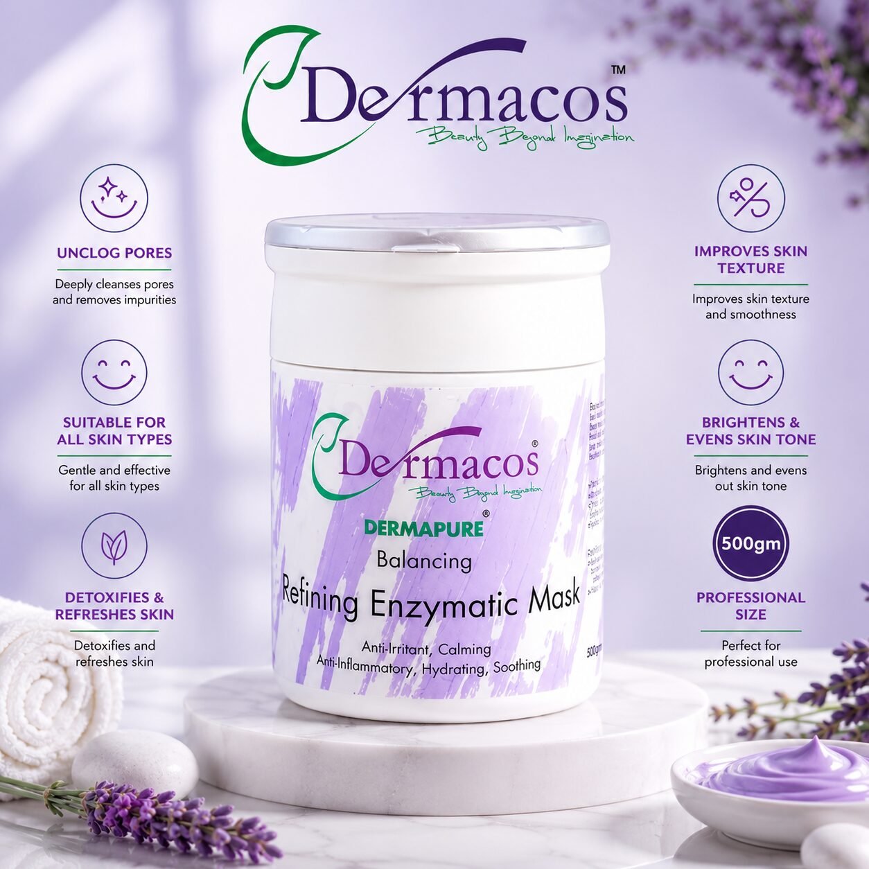 Refining Enzymatic Mask (500gm) | Face Mask Care