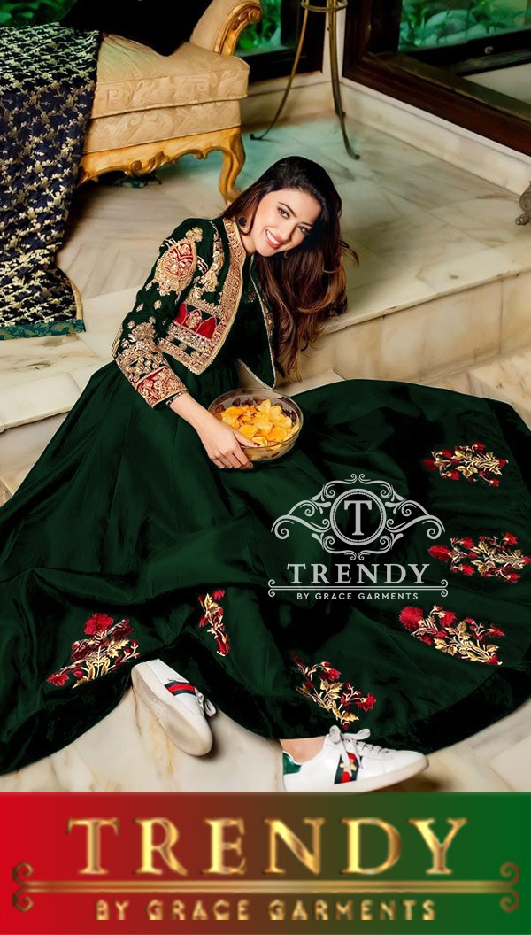 Designer Fully Heavy Embroidered Flower Stitched Silk Maxi With Embroidered Koti for Girls/Designer Maxi / New Long Style Maxi /Stylish Maxi / Ready to Wear /Wedding Dress For Girls/Ladies/Women Article Dec-001