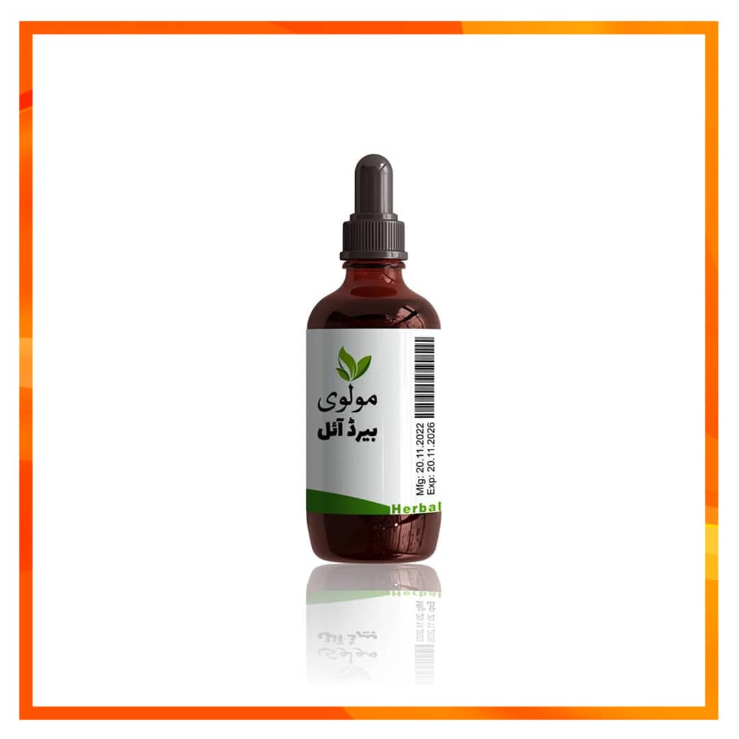 100% Natural Beard Growth Essential Oil for Men –  Molvi Beard Oil 60ml by Mol20