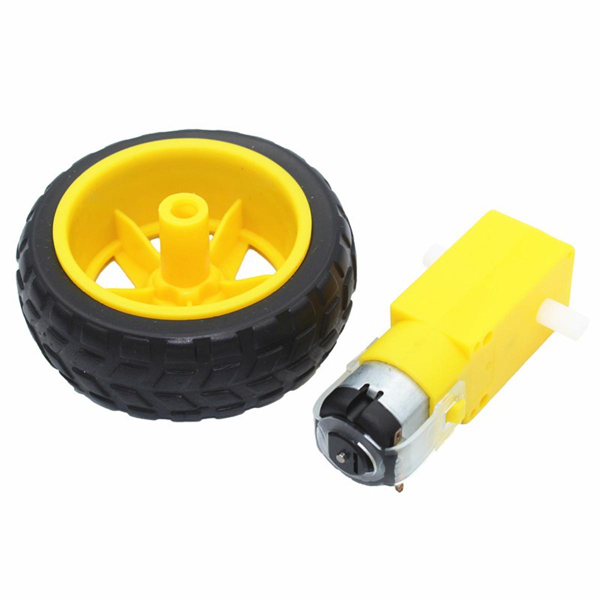 Smart Car Robot Gear Motor and Tyre for arduino Diy Kit