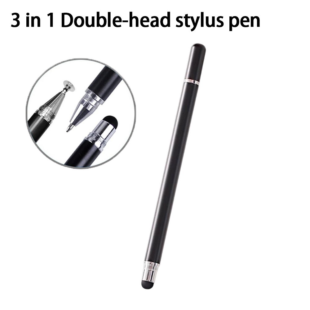 3 In 1 Universal High Sensitive Durable Alloy Stylus Pen for Android Windows Phones Tablets