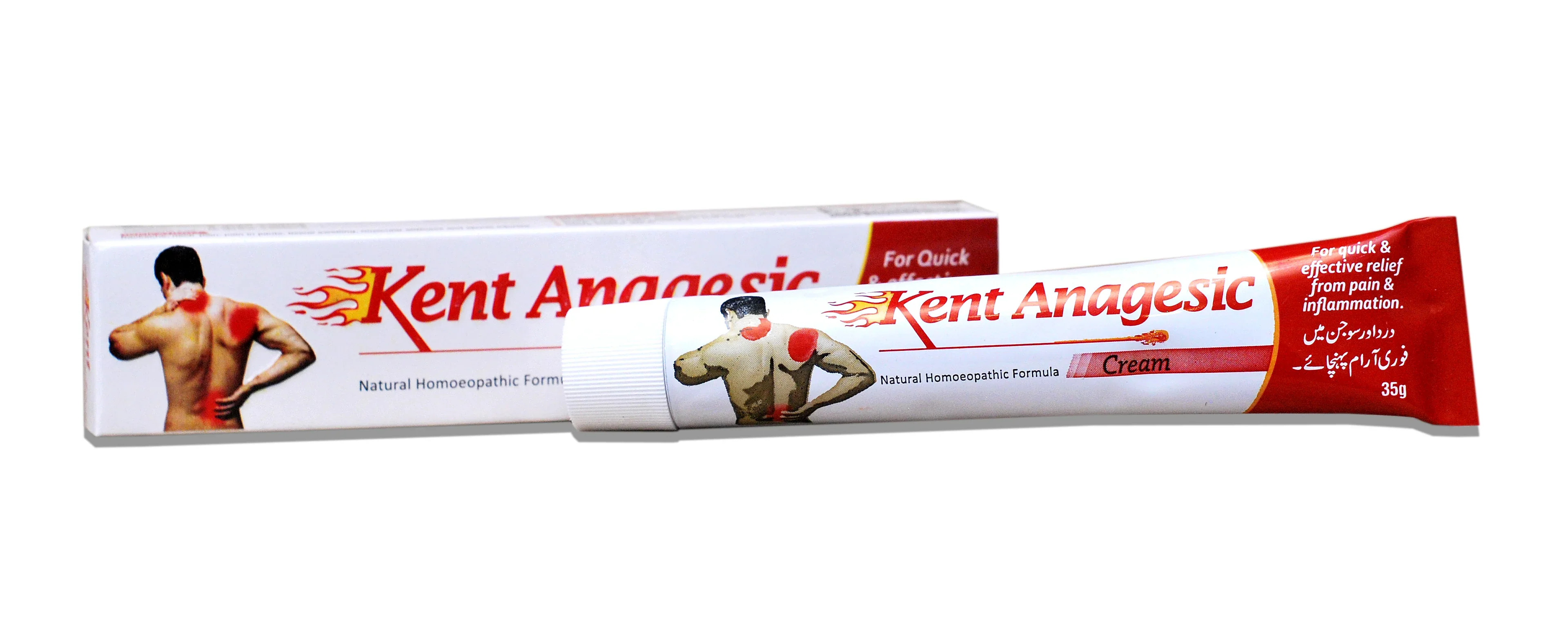 Kent Anagesic Plus Massage Cream 35gms | Muscle & Joint Comfort Body Massage & Relief Care Fast Soothing Formula