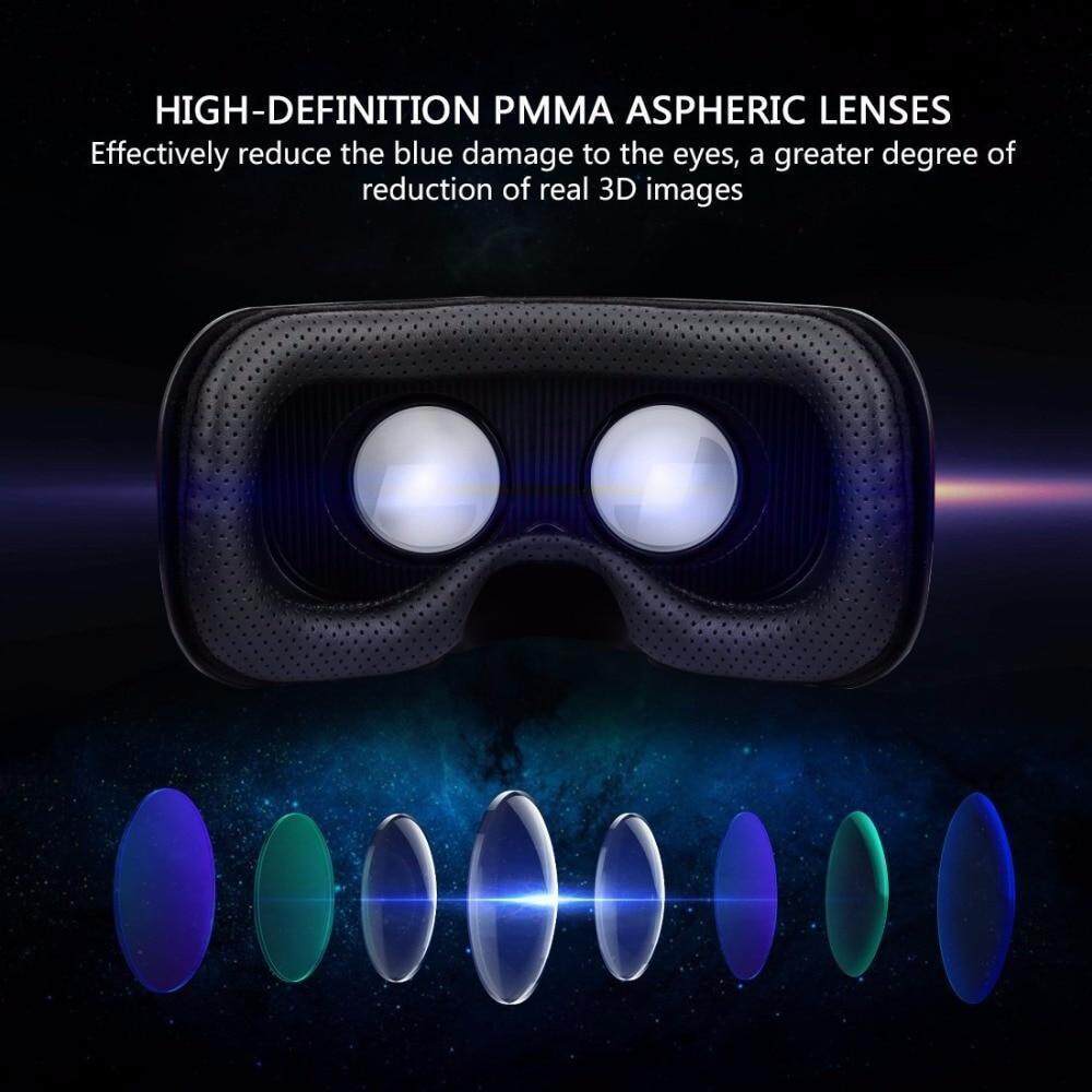 VR BOX  MOBILE Shinecon G06A New 3D Virtual Reality Gaming Glasses Headset for 4.5-7.0 Inch Smartphones VR Full-Screen Helmet with Adjustable Googles - high resolution lenses -ST