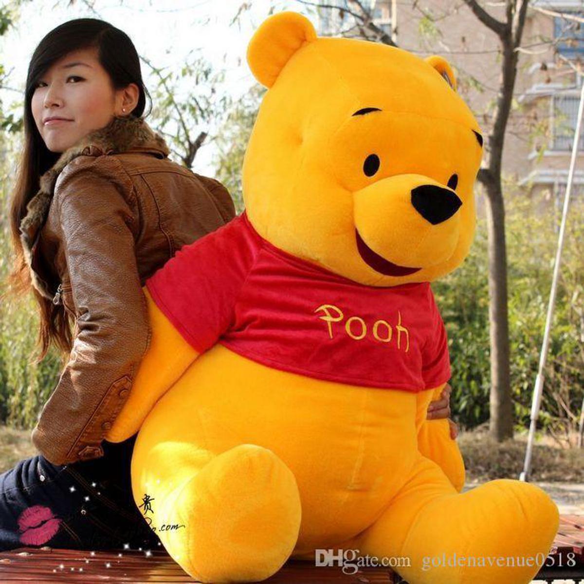 High Quality Winnie The Pooh Stuffed Toy Teddy Bear Baby Lovely Plush Doll Soft Pillow Children Kids