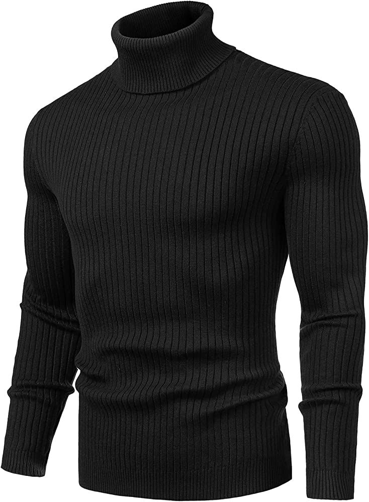 BLACK HI NECK FOR MEN