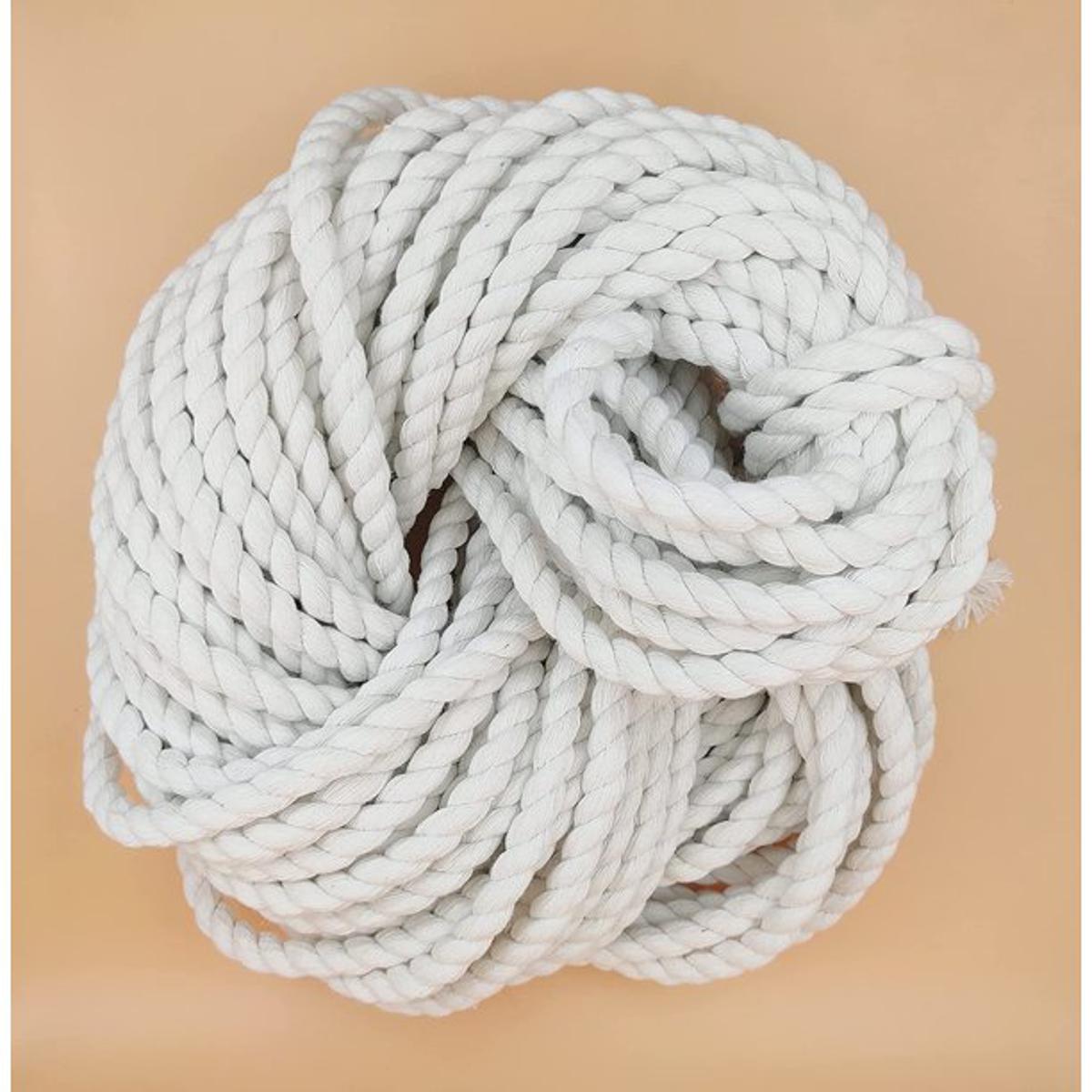 cotton rope heavy duty for multi purposes white rope cotton
