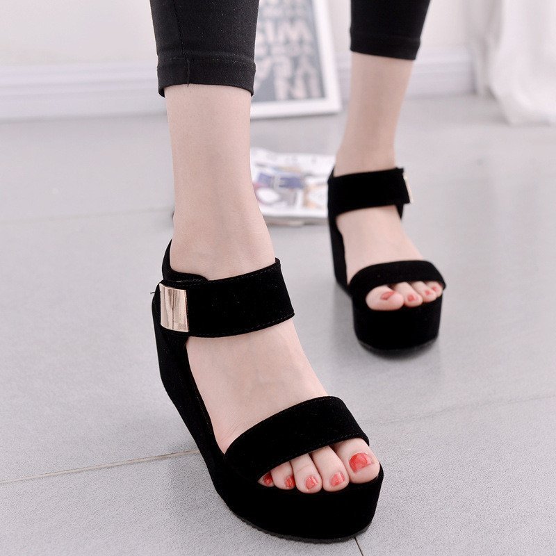 high wedge sandal platform