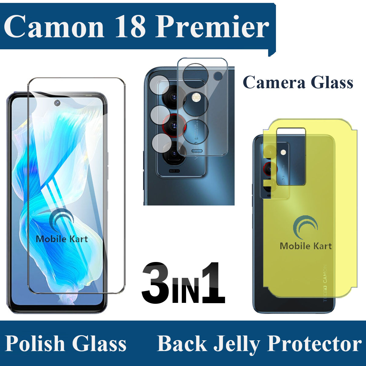 tecno camon 18 tempered glass