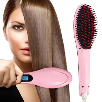 hair straightener brush daraz