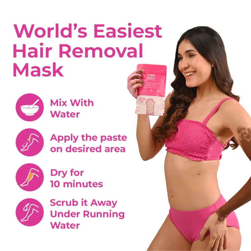 meow wax powder,MEOW BODY HAIR REMOVAL WAX POWDER
