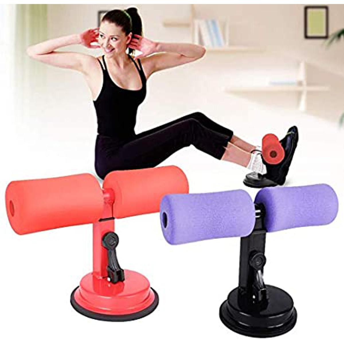 Abdominal Curl Exercise Sit-ups Push-ups Assistant Device Lose Weight Equipment Multipurpose Situp and Push-up Assistant Home Fitness Gym Equipment Exercise Tool for Women & Men, 4 Stage arm Leg Chest Exercise Pull up Stand with Suction for Lose Weight