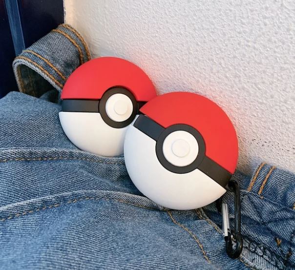 Cute Character 3D Silicone Protective Case Compatible for 𐤠irpods Pro 1 & 2 Case With Hook 𐤠irpods Protective Cover
