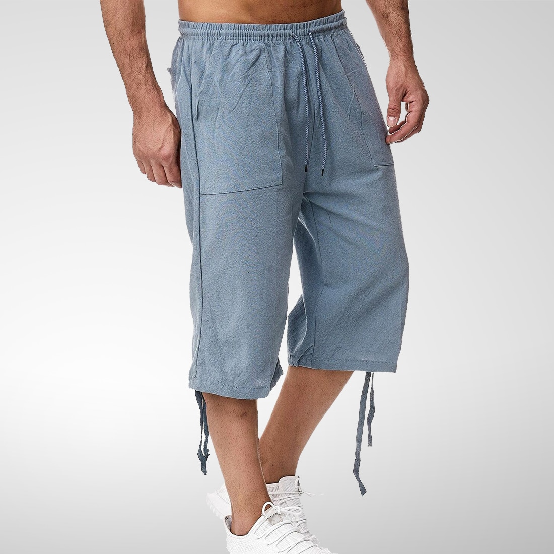 Linen shorts mens big and tall best sale