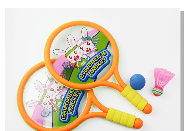1Set Plastic Children Tennis Badminton Toys Outdoor Indoor Sports