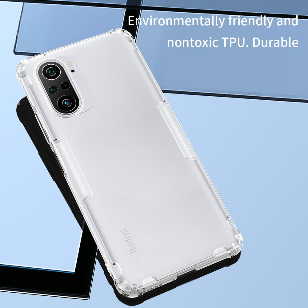 Nillkin for Xiaomi Poco F3 Case Crystal Nature TPU Soft Casing Back Cover description image 4