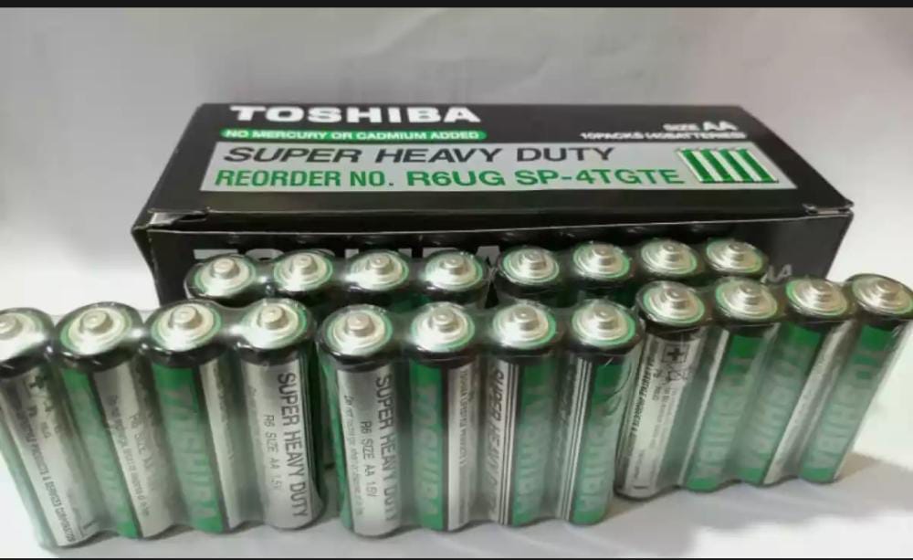 Cell AA Toshiba (Green) (Pack Of 40 Pcs)