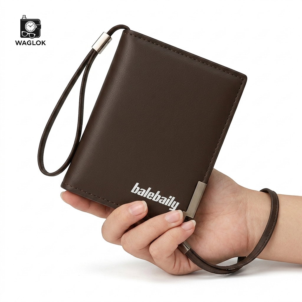 Genuine Leather Baellerry Wallet – New Luxury Design for Men and Women | wallet for men, leather wallet, short wallet, baellerry wallet, men's wallet