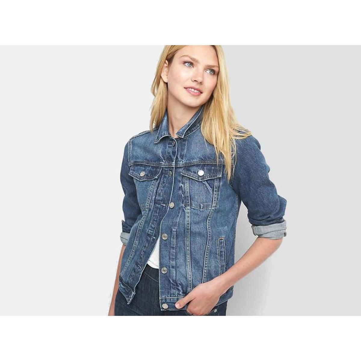 blue denim jacket for women