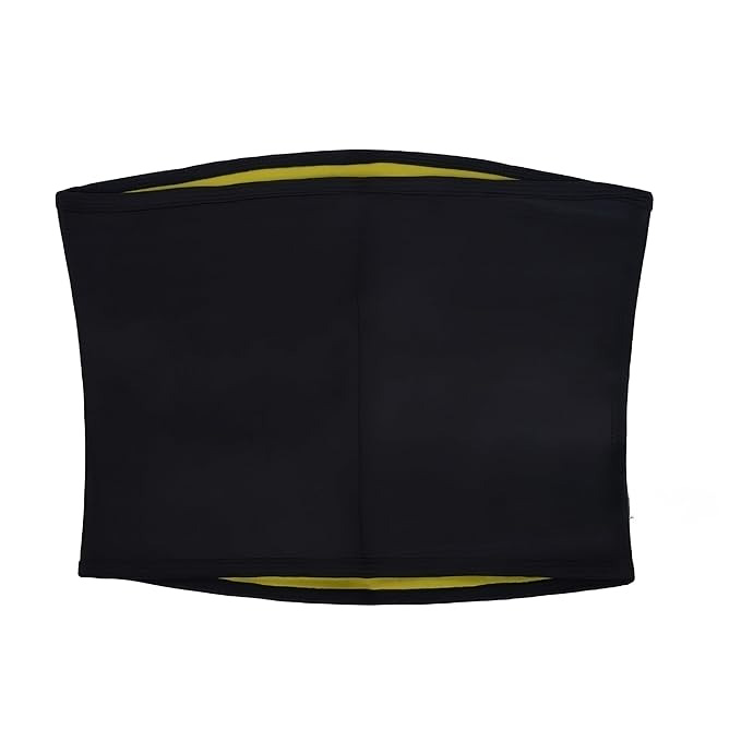 Hot Shapers Adjustable Waist Trainer Belt for Women and Men - Neoprene Weight Loss Slimming Corset Belt - Black/Yellow