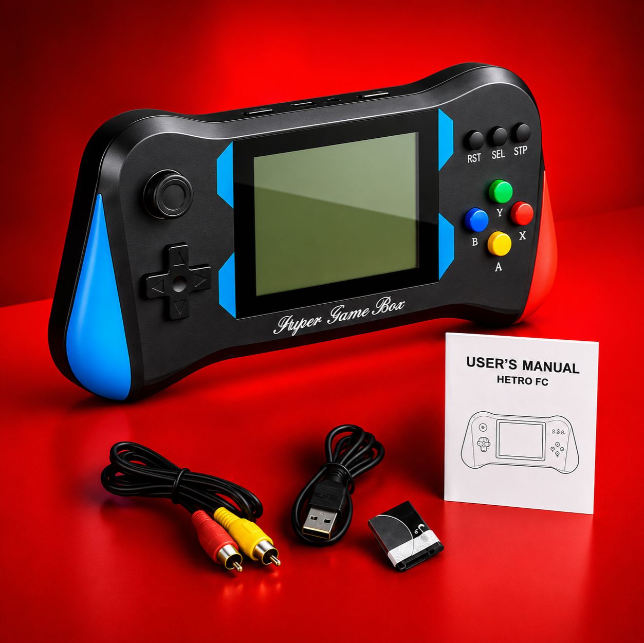 Video Game S10 Q12 Gaming Console Sup 500 in 1 Handheld Video Games for Kids Console - 520 Game Box Plus Classic Video Games for Tv Gaming - Combat Fun