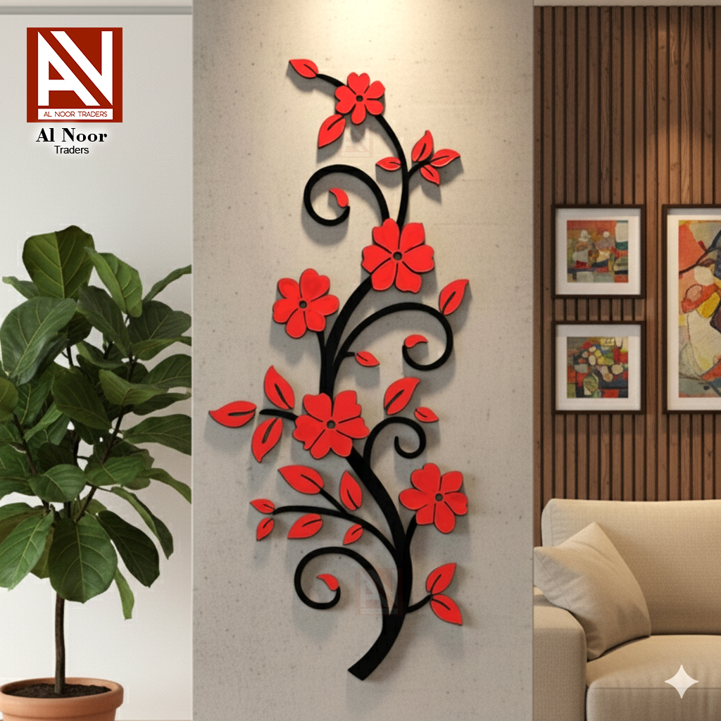 Flower Vase Wooden Wall Art For Room Hall Decorating | Wall Decoration items | Wooden Wall Art | Room Decoration items | Decorative items for room | Wooden Wall Decoration Items For Home | Home Decoration items