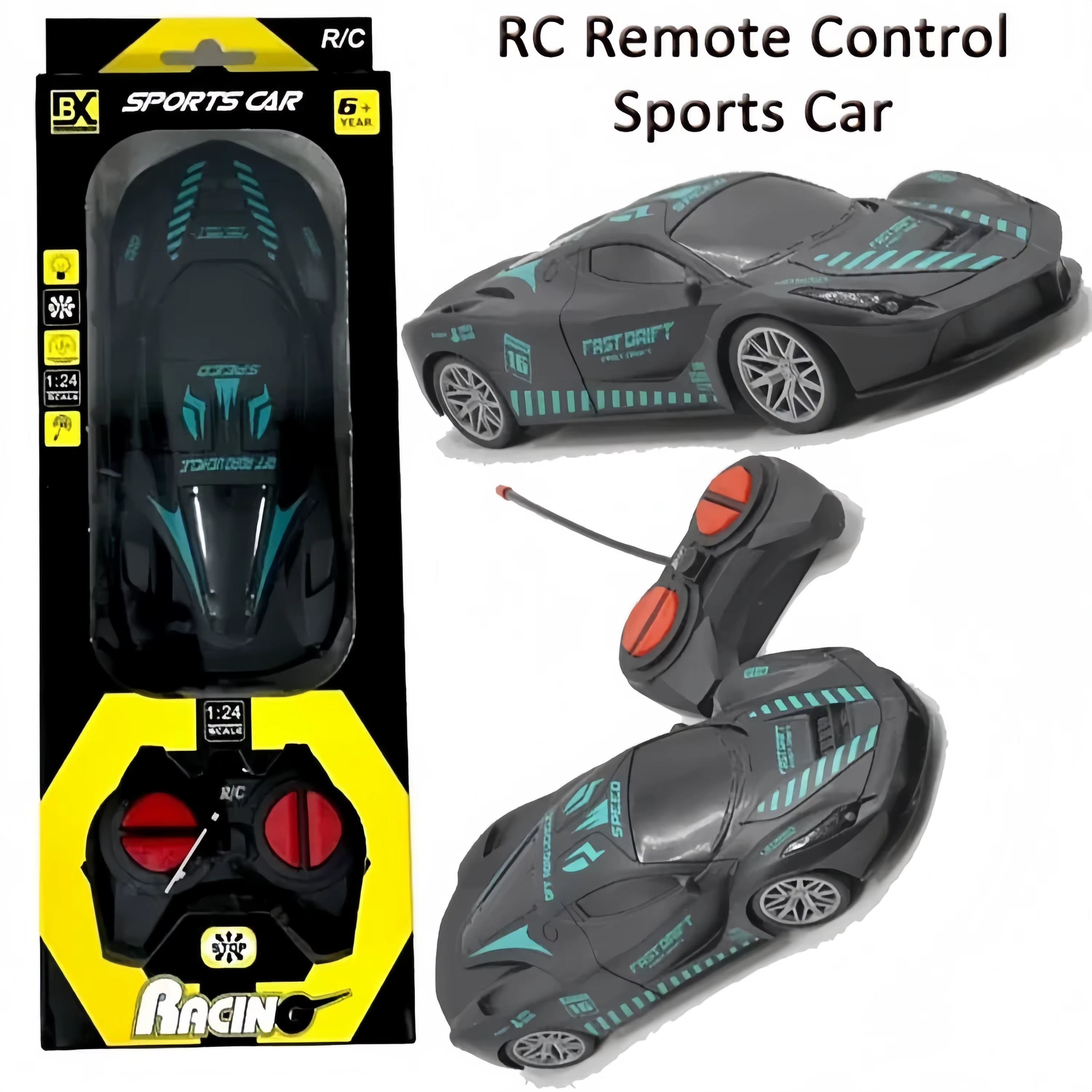RC car fast car model car rechargeable car 1:24 scale