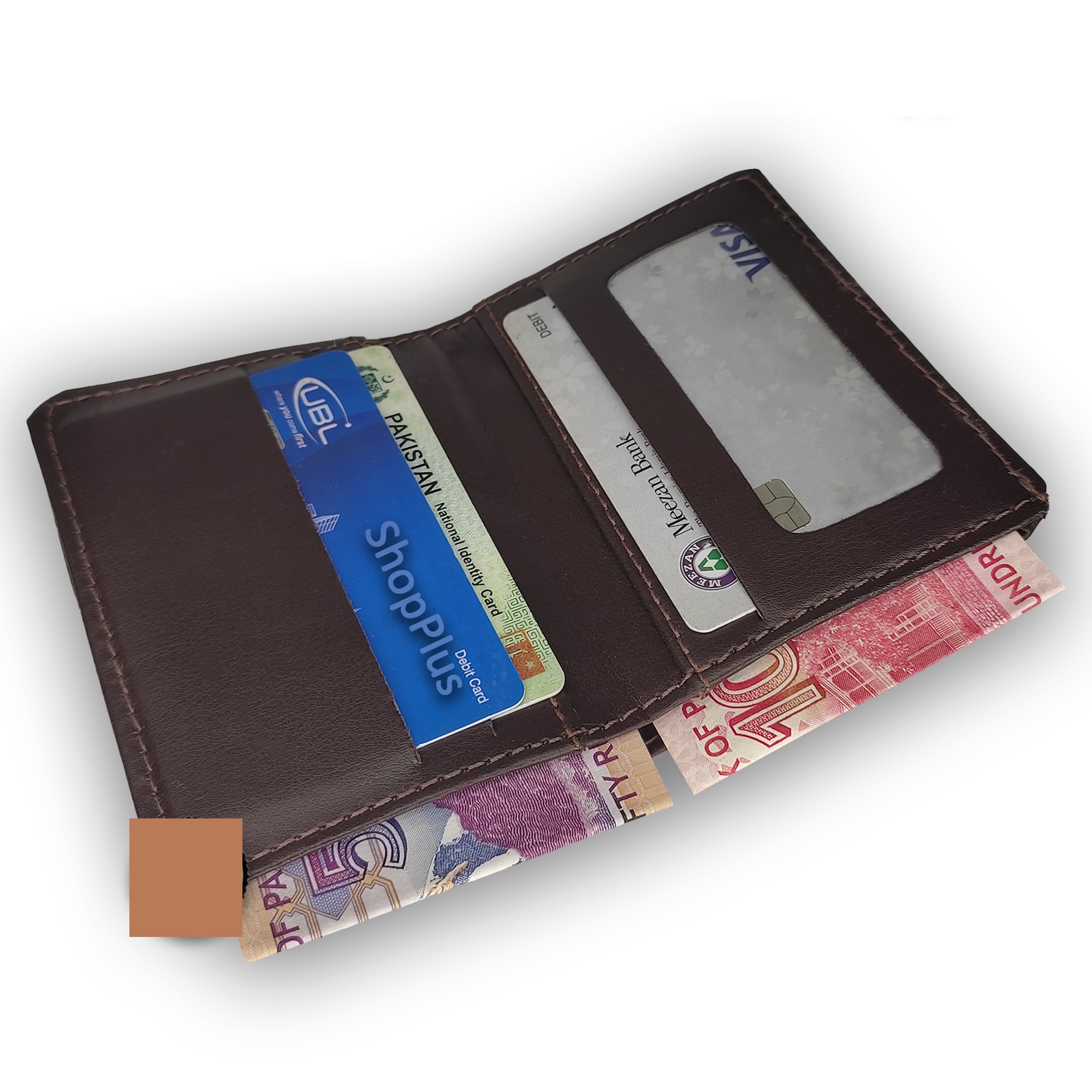 Slim Stylish Card Holder Wallet for Men Without Button - High Quality Rexine
