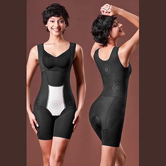 Full Body Shaper Slimming Bodysuit Waist Trainer Adjustable Size