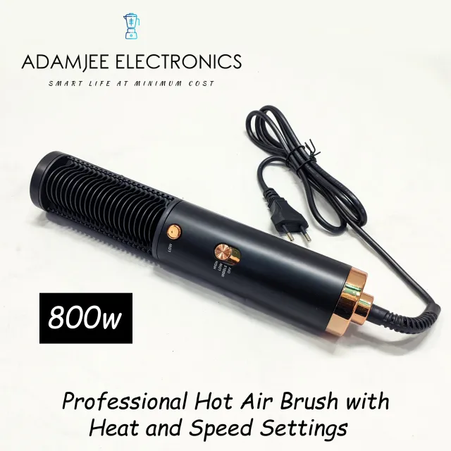 Ramindong Professional Hot Air Brush - Hair Dryer and Straightener Comb - 800w