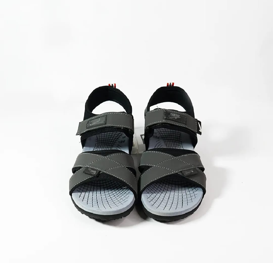 New Casual And Party Wear Synthetic Sandals For Men Stylish Sandals For Boys And Mens Sandlas in Black, And Orange Colour