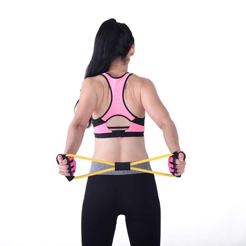 Fitness Gym Workout Body Building Chest Expander Strap Yoga