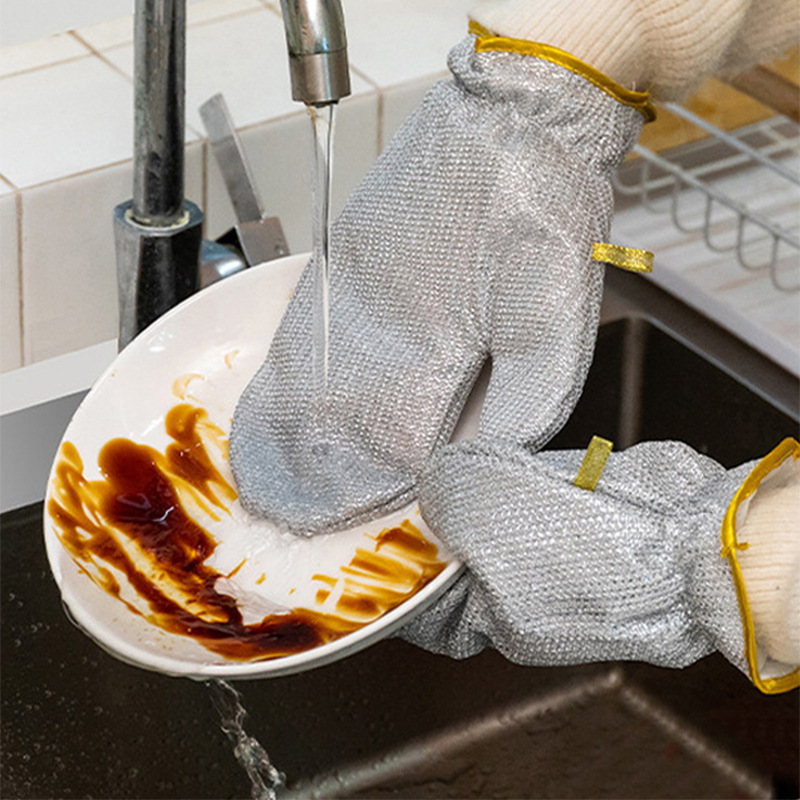Wire Dishwashing Glove 2Pc