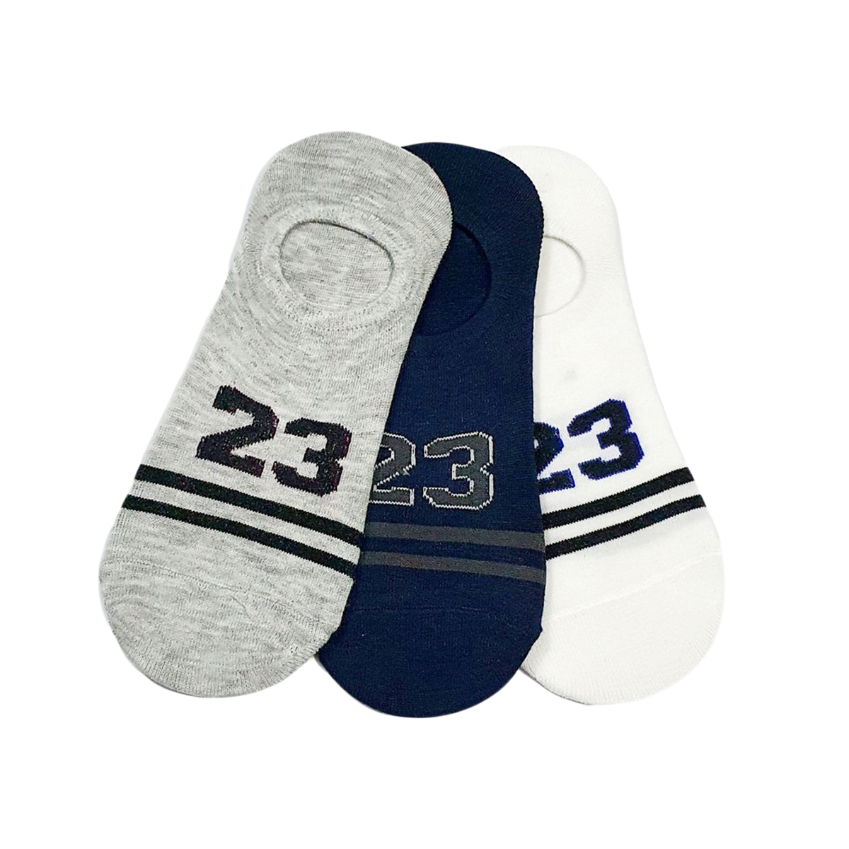 Pack of 3 pairs Loafer socks for men women  Invisible no show socks multi-colors multi-design Low cut socks
