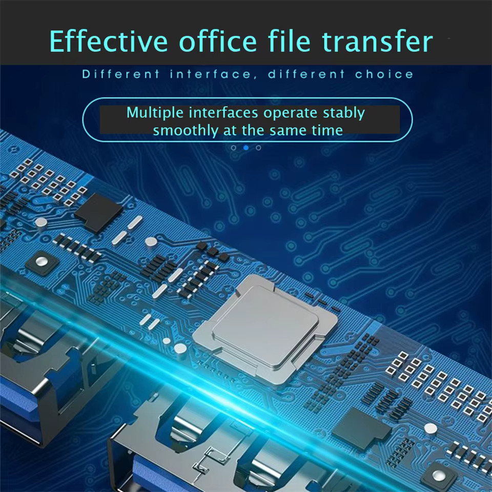 2 in 1 Type C + USB HUB Dock 3.0 Type-C 4 Ports USB 3.0 2.0 Hub Multi-port USB Splitter Expander OTG Adapter