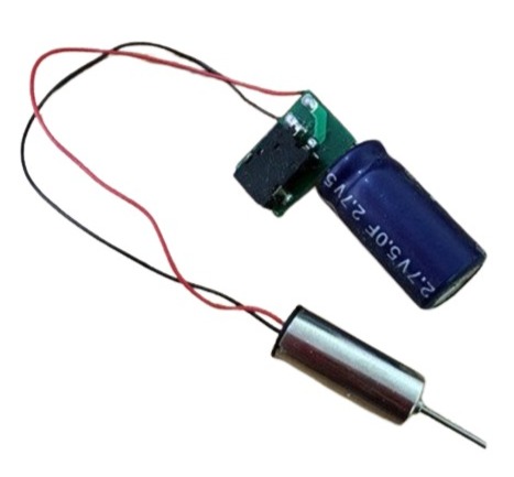Mini capacitor airplane model kit 6x15mm 3.7V capacitor 46mm propeller PCB